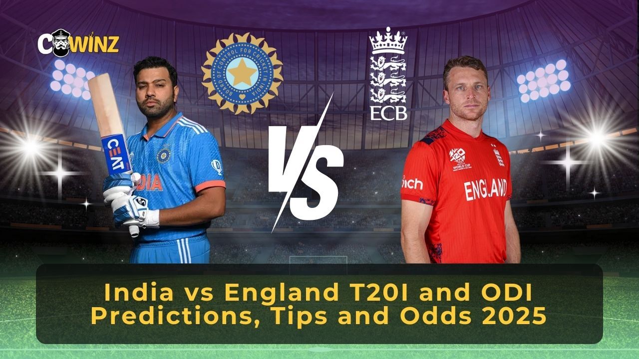 India vs England T20I and ODI Predictions, Tips, and Odds 2025